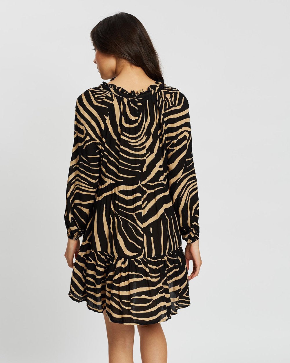 Zebra Cali Shirt Dress